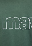 Mavi Logo Baskılı Yeşil Tişört 065781-81570