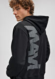 Mavi Logo Baskılı Siyah Sweatshirt 0611317-900