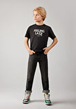 Erkek Çocuk Tom Sporty Jean Pantolon-Koyu Gri  | 4-5