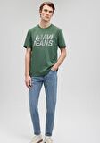 Mavi Jeans Baskılı Yeşil Tişört 0610260-81570