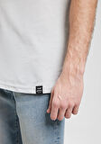 Bisiklet Yaka Gri Basic Tişört 0611824-70075