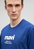 Mavi Logo Baskılı Lacivert Tişört 066849-70758