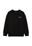 Mavi Logo Baskılı Siyah Sweatshirt 6S10034-900