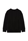 Mavi Logo Baskılı Siyah Sweatshirt 6S10034-900