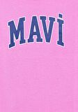 Mavi Logo Baskılı Pembe Tişört 7610109-71033