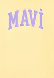 Mavi Logo Baskılı Sarı Tişört 7610109-71368