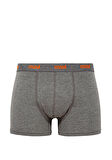 3lü Gri Basic Boxer Seti 0911407-23854