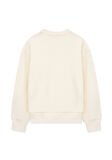 Organik Pamuklu Bej Basic Sweatshirt 7S10043-70055