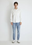 Ted Casual Ekru Jean Gömlek 0210909-86620