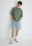 Isac 90lar Vintage Açık Mavi Jean Şort 0410679-87140