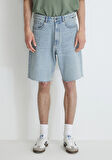 Isac 90lar Vintage Açık Mavi Jean Şort 0410679-87140