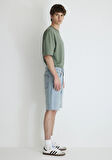 Isac 90lar Vintage Açık Mavi Jean Şort 0410679-87140