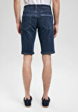 Nicholas Mavi Premium Gece Mavisi Jean Şort 0416087141