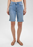 Alexis Casual Açık Mavi Jean Şort 1441587067