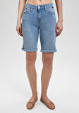 Alexis Casual Açık Mavi Jean Şort 1441587067