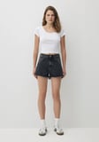 Cherry 90lar Antrasit Jean Şort 1410022-87071