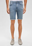 Brian Sporty Puslu Açık Mavi Jean Şort 0418487659