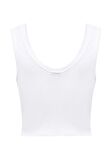 Mavi V Yaka Beyaz Basic Atlet 1612375-620