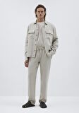 Mavi Keten Jogger Bej Pantolon 0010153-70144