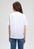 Mavi Logo Baskılı White Tişört 1612419-620