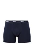 Mavi 3lü Baskılı Lacivert Boxer Seti 0911505-70490