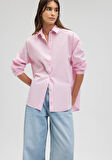 Pembe Poplin Gömlek 1210103-70973