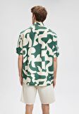 Baskılı Yeşil Gömlek 0210912-84660