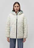 Kapüşonlu Beyaz Ceket 1110499-86412