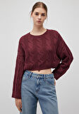 Bisiklet Yaka Bordo Kazak 1710477-70415