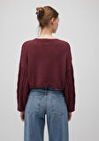 Bisiklet Yaka Bordo Kazak 1710477-70415