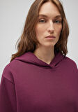Kapüşonlu Mor Basic Sweatshirt 167299-70670
