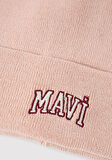 Mavi Logo Baskılı Pembe Bere 1912686-71248