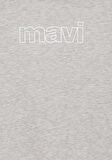 Mavi Logo Baskılı Gri Sweatshirt 6S10090-80196