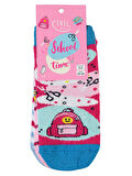 Civil Socks Kız Çocuk 3'lü Çorap 3-12  Yaş  Pembe