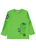 Civil Boys Erkek Çocuk Sweatshirt 2-5 Yaş Neon Yeşil