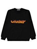 Civil Boys Erkek Çocuk Sweatshirt 6-9 Yaş Siyah