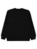Civil Boys Erkek Çocuk Sweatshirt 6-9 Yaş Siyah