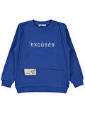 Civil Boys Erkek Çocuk Sweatshirt 6-9 Yaş Saks Mavisi