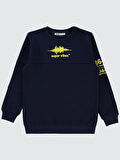 Civil Boys Erkek Çocuk Sweatshirt 6-9 Yaş Lacivert