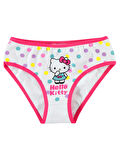 Hello Kitty Kız Çocuk 2'li Külot Set 2-10 Yaş Beyaz