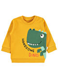 Civil Baby Erkek Bebek Sweatshirt 6-18 Ay Hardal Sarısı