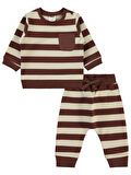 Civil Baby Erkek Bebek Takım 6-18 Ay Çikolata Kahve