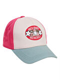 Kitti Kız Çocuk Şapka 6-9 Yaş Pembe-Mint