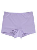 Civil Girls Kız Çocuk 2'li Boxer Set 2-10 Yaş Beyaz Lila