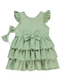Civil Girls Kız Çocuk Elbise 2-5 Yaş Çağla Yeşili