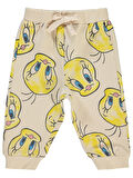 Tweety Kız Bebek Eşofman Altı 6-18 Ay Taş Rengi