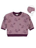 Civil aby Kız Bebek Sweatshirt 6-18 Ay Leylak Lila