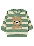 Civil Baby Erkek Sweatshirt 6-18 Ay Açık Haki