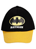 Batman Erkek Çocuk Kep Şapka 2-5 Yaş Siyah-Sarı
