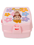 Kukuli Smart Lunchbox Desenli Beslenme Kabı Pembe